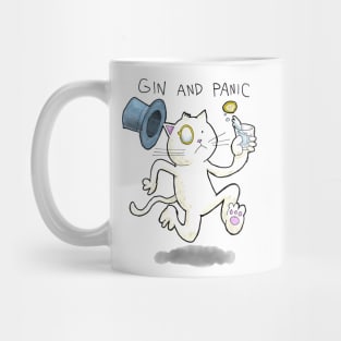 Dapper Cat - Gin and Panic Mug